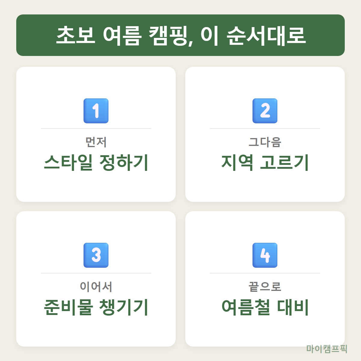 여름캠핑4단계