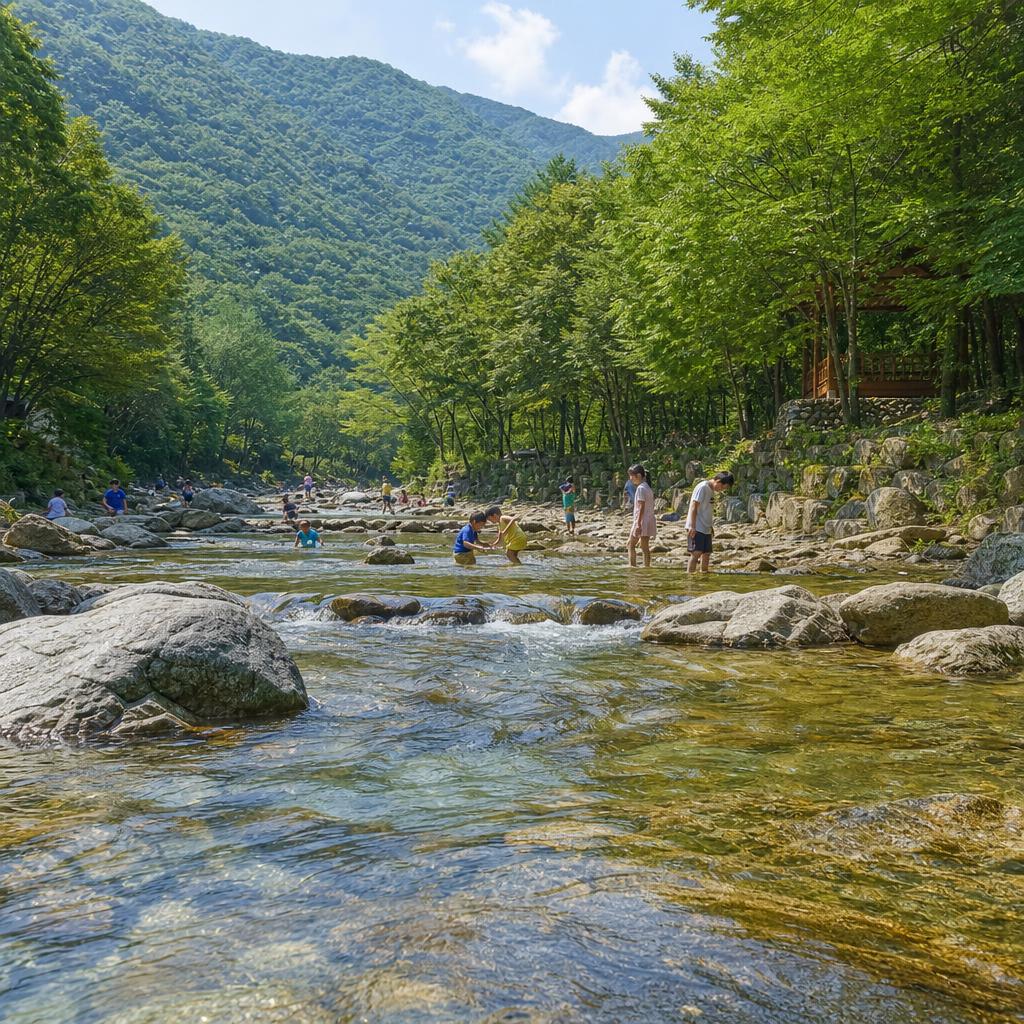 계곡전경