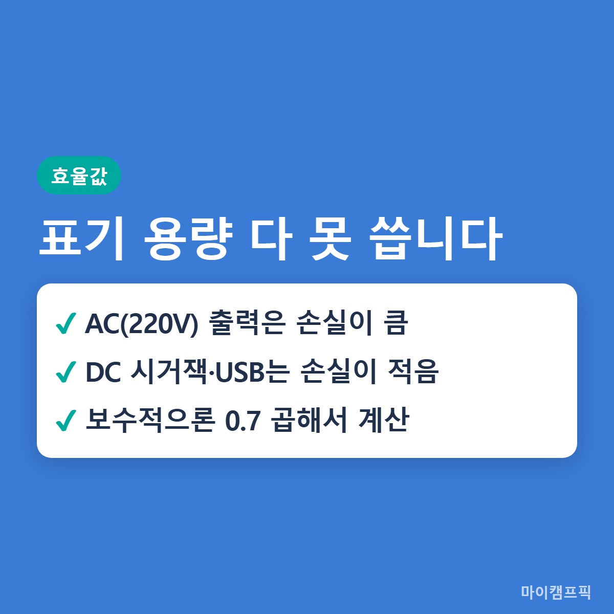 효율손실